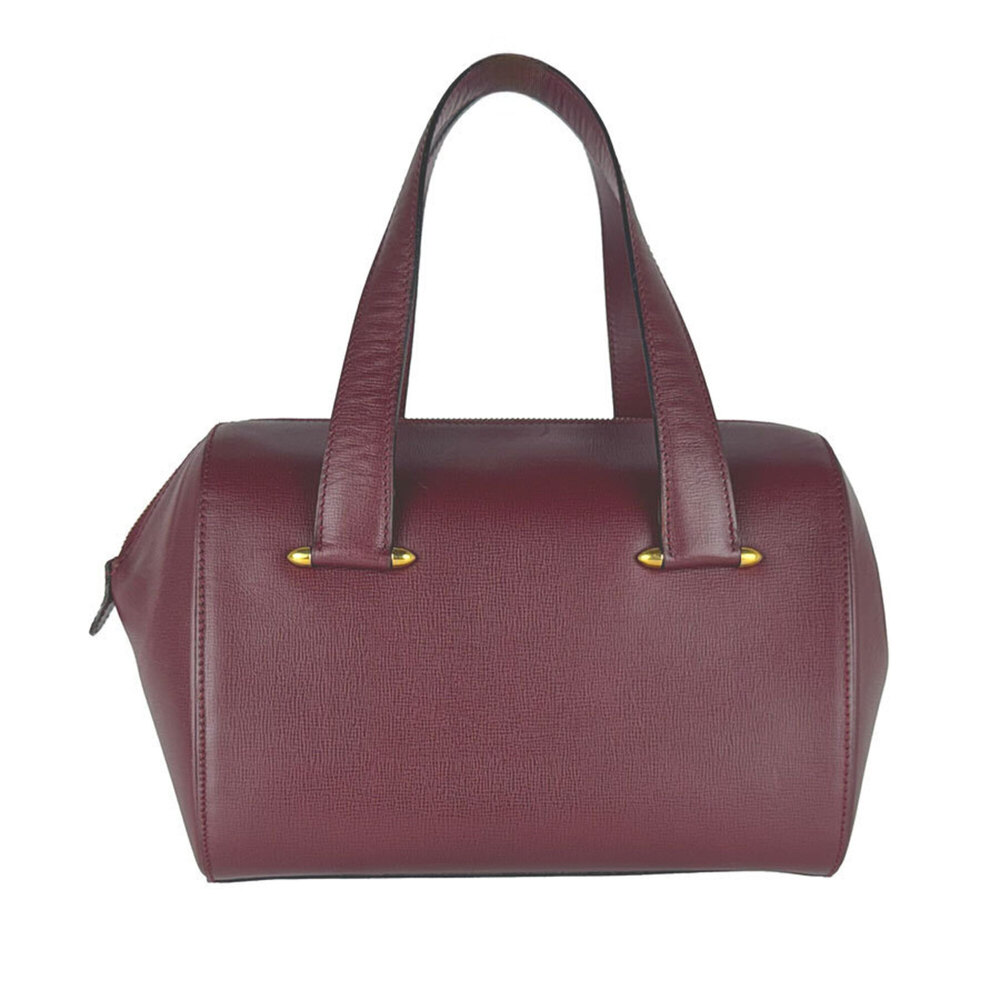 Cartier CARTIER Handbag Must Line Leather Bordeaux Women's z10974